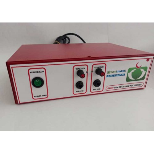 Camimarket Merkezi Ezan Sistemi Ezan Vaaz Alıcı Cihazı - 2